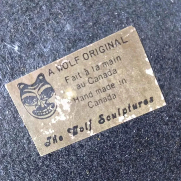 Collectible wolf  original soapstones figurines - Picture 2 of 2